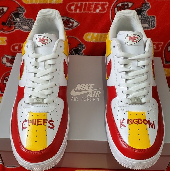 Custom Nike Air Force 1 Kansas City Chiefs